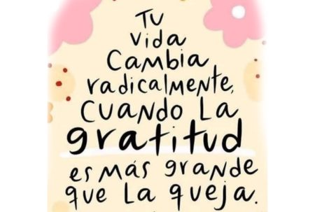 Expresiones de gratitud en momentos dif&iacute;ciles