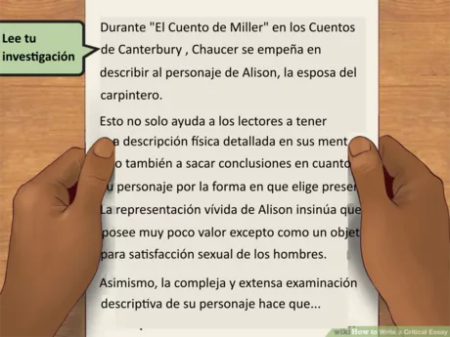 Análisis crítico: Un ejemplo práctico