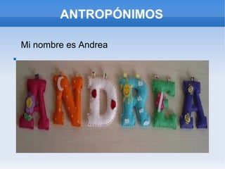 Nombres basados en roles o t&iacute;tulos: