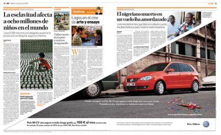 Ejemplos Impactantes de Publicidad en Periódicos 2. Campaña