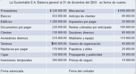 Guía para entender la estructura del estado de situación financiera