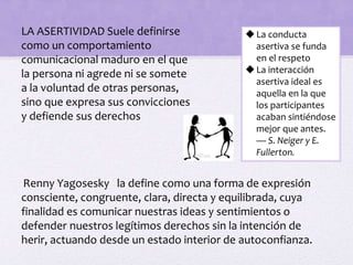 &iquest;Qu&eacute; es la responsabilidad asertiva?