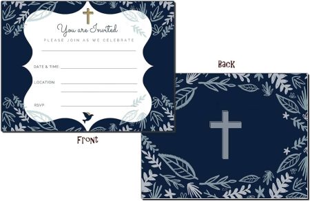 Plantillas gratuitas de tarjetas para actividades cristianas en la Iglesia Personaliza tu invitación religiosa y sorprende a tus invitados