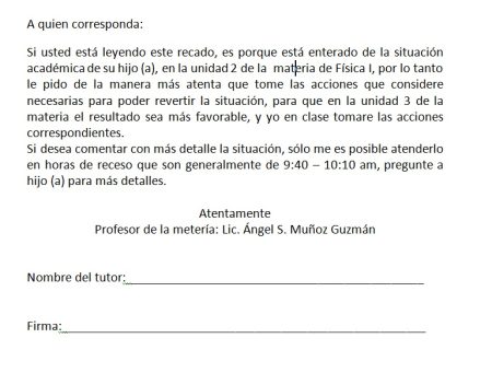 Guía paso a paso para escribir un mensaje a un maestro 4. Pide una reunión si es necesario: