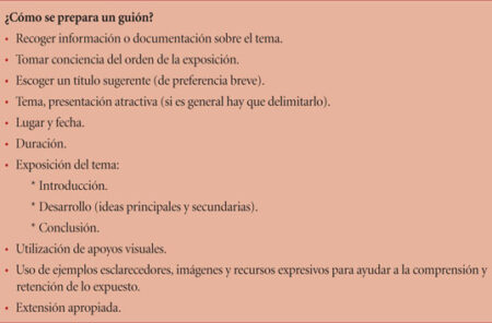 Las claves para un guion de exposici&oacute;n efectivo
