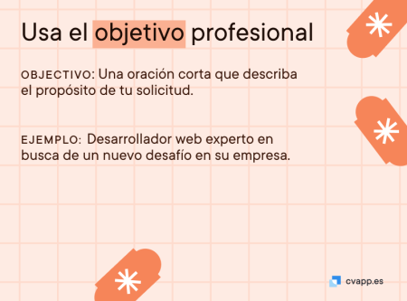 6 ejemplos de objetivos en un currículum que te destacarán Consejos para definir un objetivo profesional