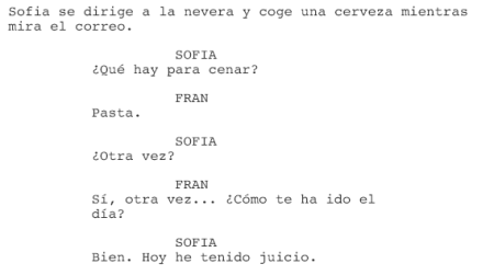 Formato del guion cinematogr&aacute;fico