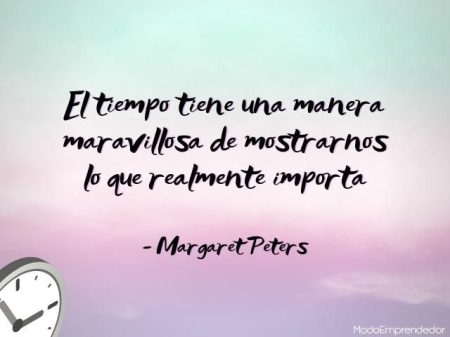 Frases inspiradoras sobre el tiempo: