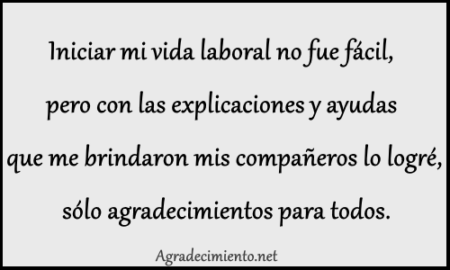 La importancia de demostrar agradecimiento en el &aacute;mbito laboral