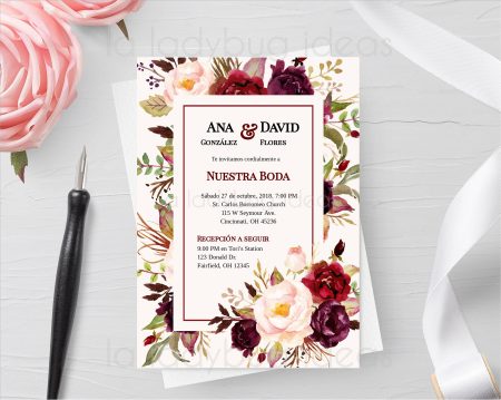5 Plantillas de Invitaciones Elegantes para Personalizar 5 Plantillas de Invitaciones Elegantes para Personalizar