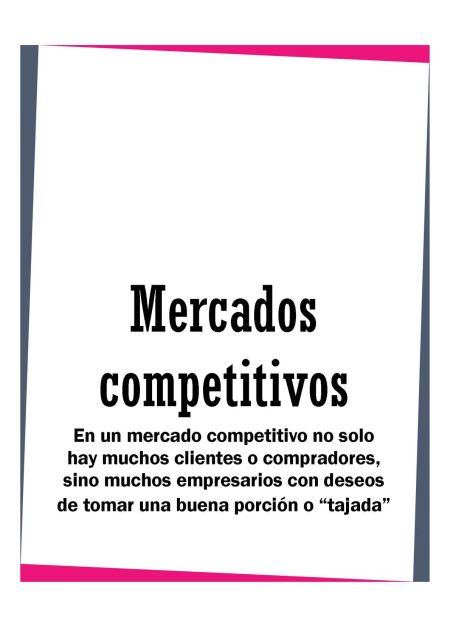 Mercados de competencia perfecta: ejemplos y características Mercados de competencia perfecta: ejemplos y características
