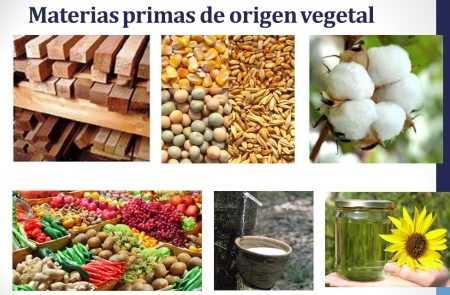 Variedades de materias primas