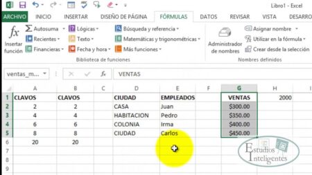 Beneficios de utilizar el rango de celdas