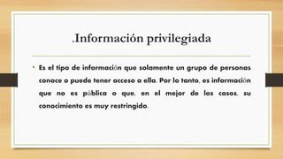 Los diferentes tipos de información que debes conocer Los diferentes tipos de información que debes conocer